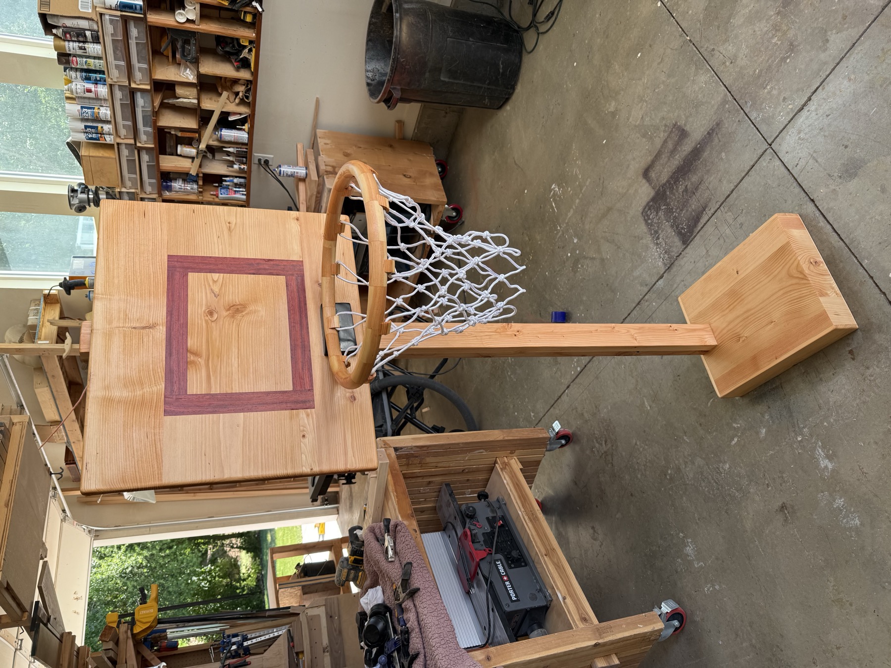 Construction lumber thin rim custom woodworking piece